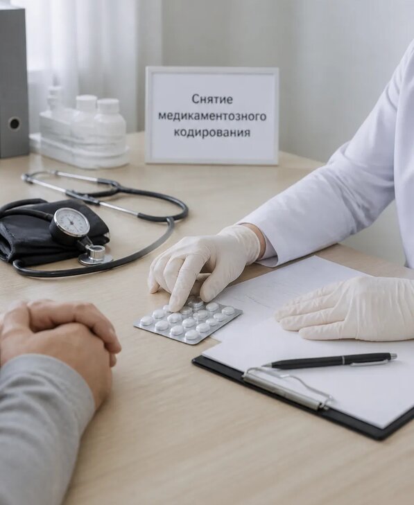 Снятие медикаментозного кодирования в Кушве от 5133 р. | Медзона